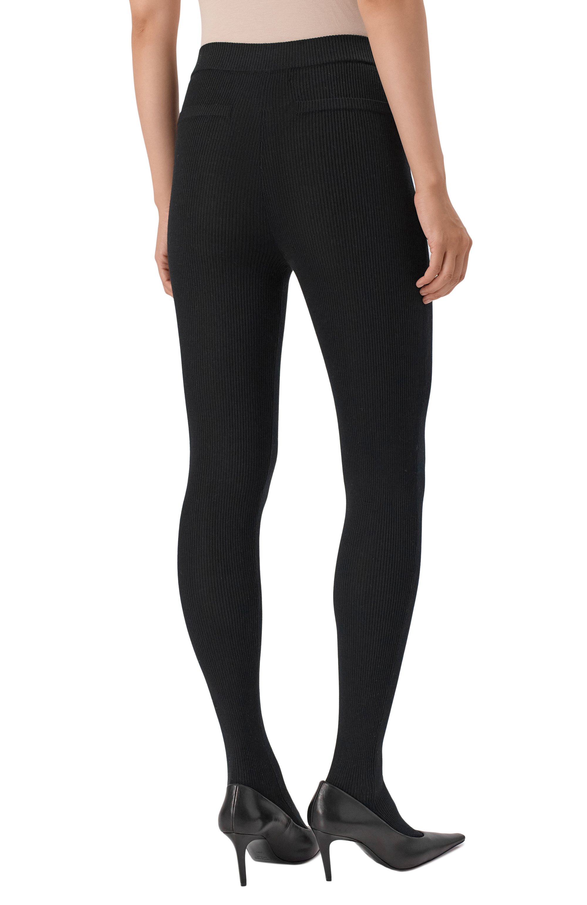 Легинсы из шерсти и шелка JACOB LEE черного цвета по цене 89950 руб., арт. WCL2072AW25B, фото 4 Легинсы из шерсти и шелка JACOB LEE, арт. WCL2072AW25B, фото 4