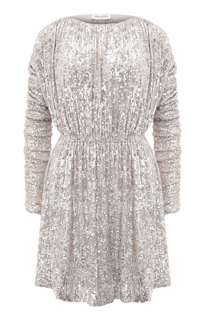 Платье с пайетками SAINT LAURENT, арт. 611963/YB0K2, фото 1
