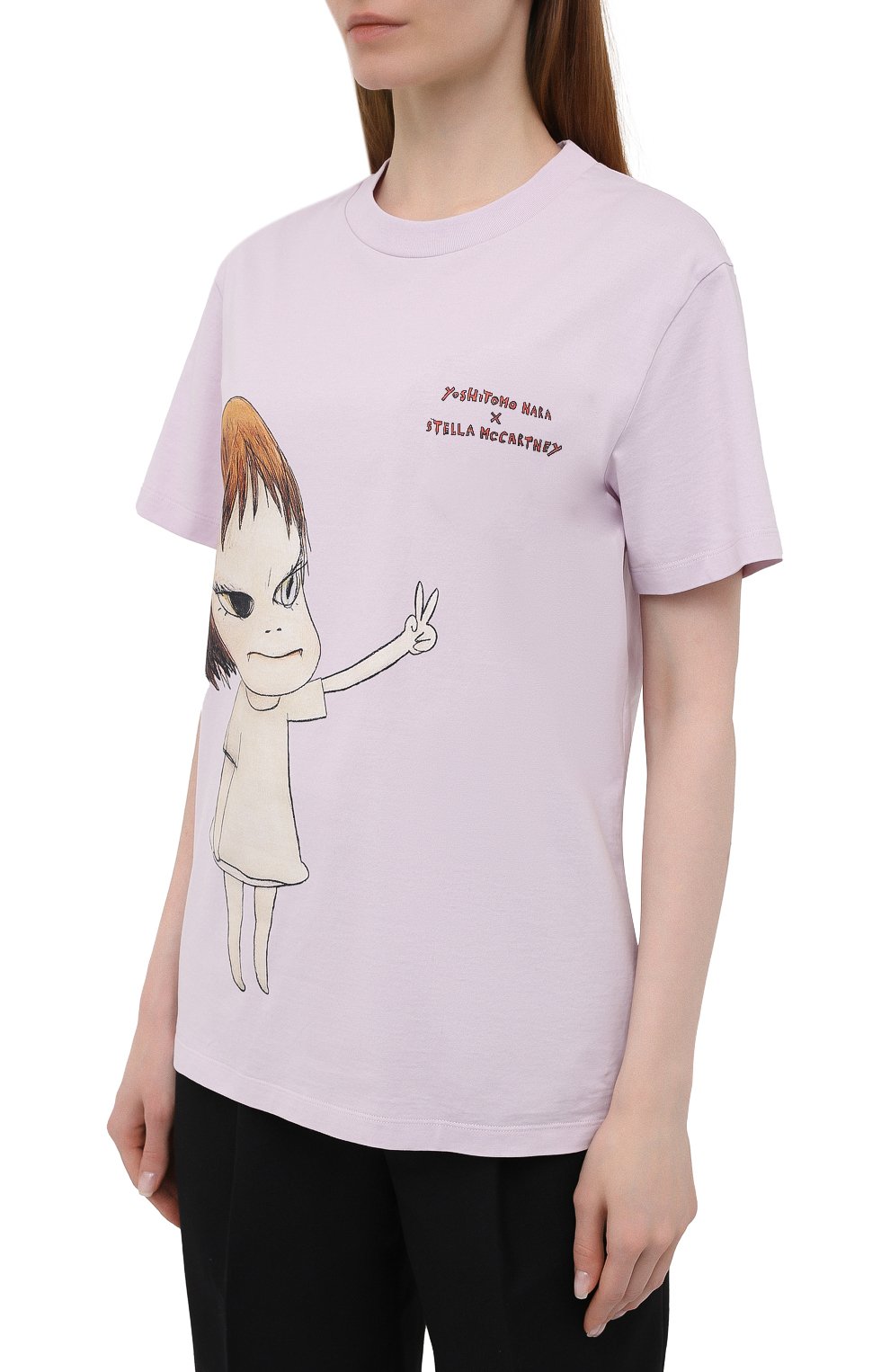 Хлопковая футболка STELLA MCCARTNEY, арт. 601850/SMP93, фото 3