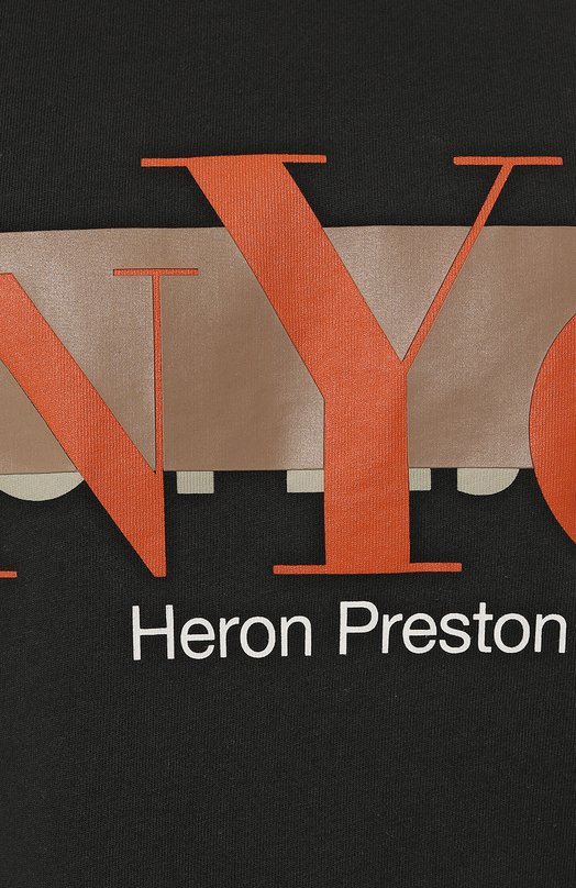 

Хлопковая футболка Heron Preston, Серый
