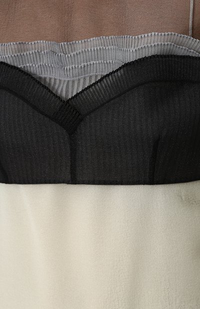 Мини-платье с фестонами и воротником-стойкой PRADA, арт. P35Y2-1QLV-F0391, фото 5