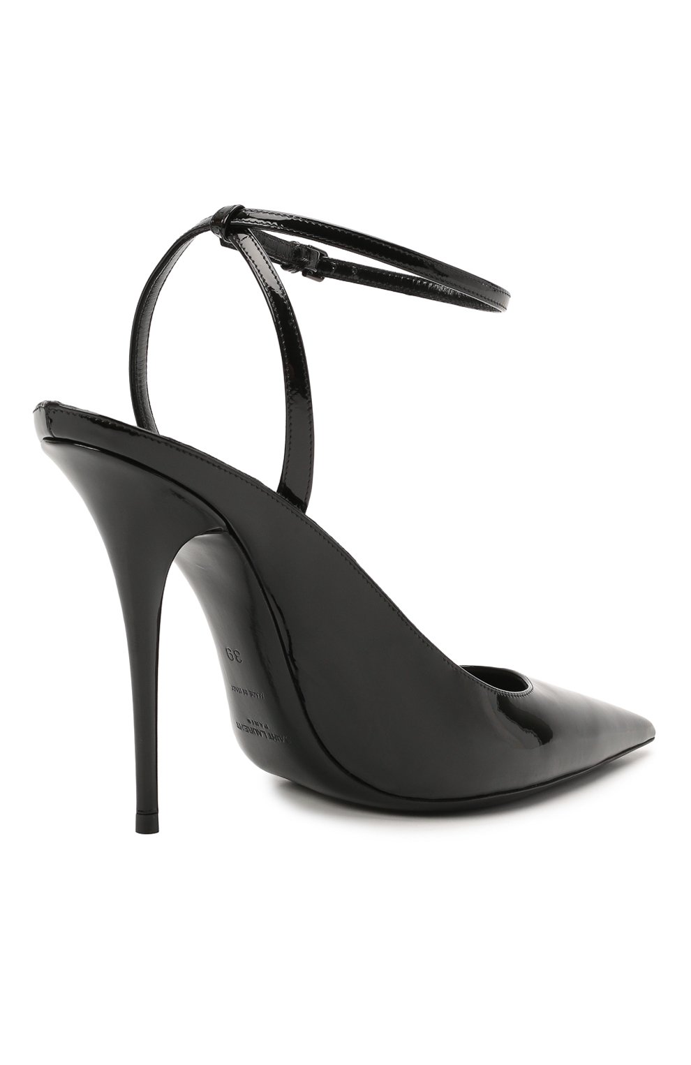 Кожаные туфли instinct SAINT LAURENT, арт. 656824/0NP00, фото 5