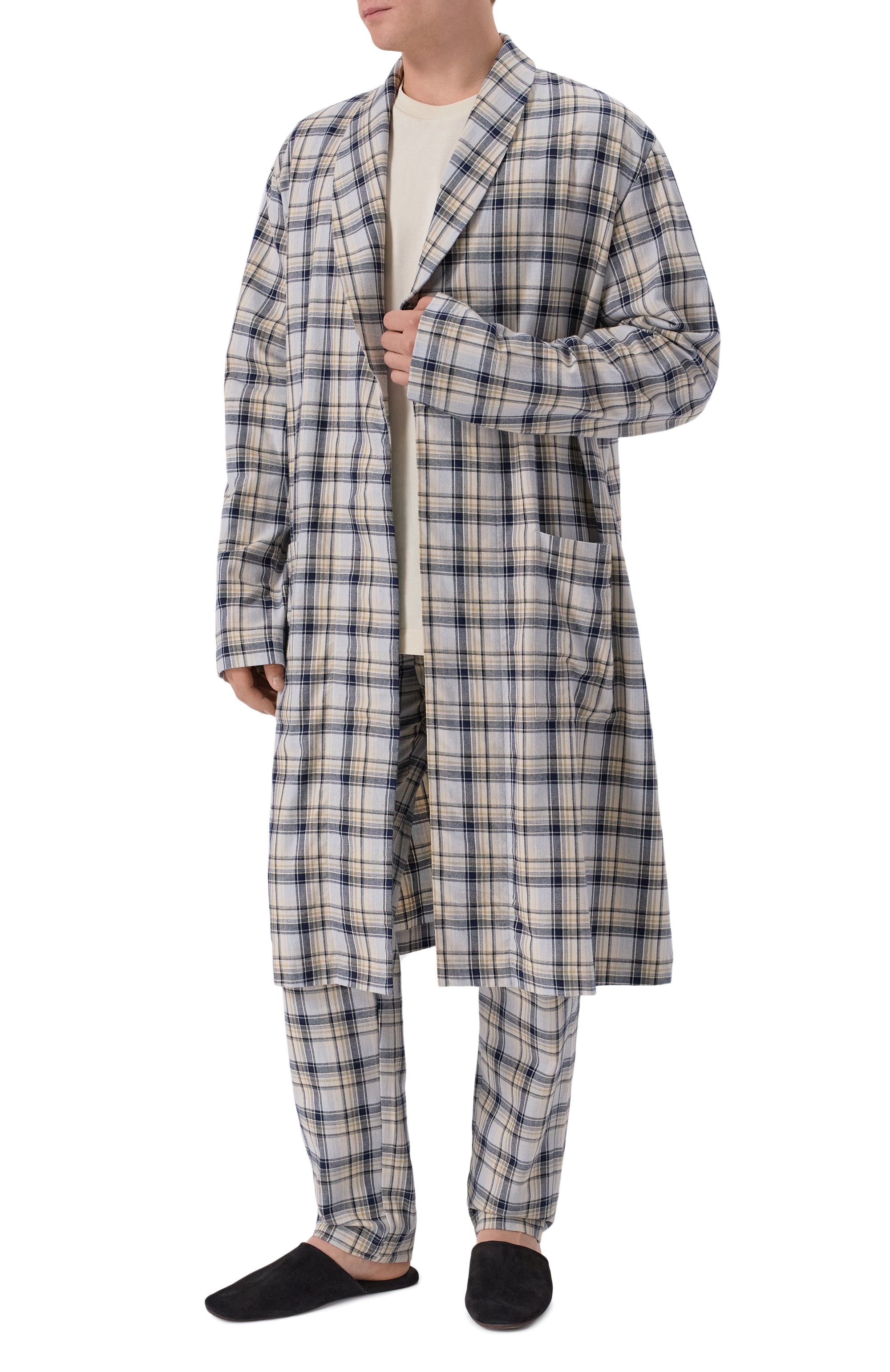 Хлопковый халат HANRO, арт. 075729, фото 2