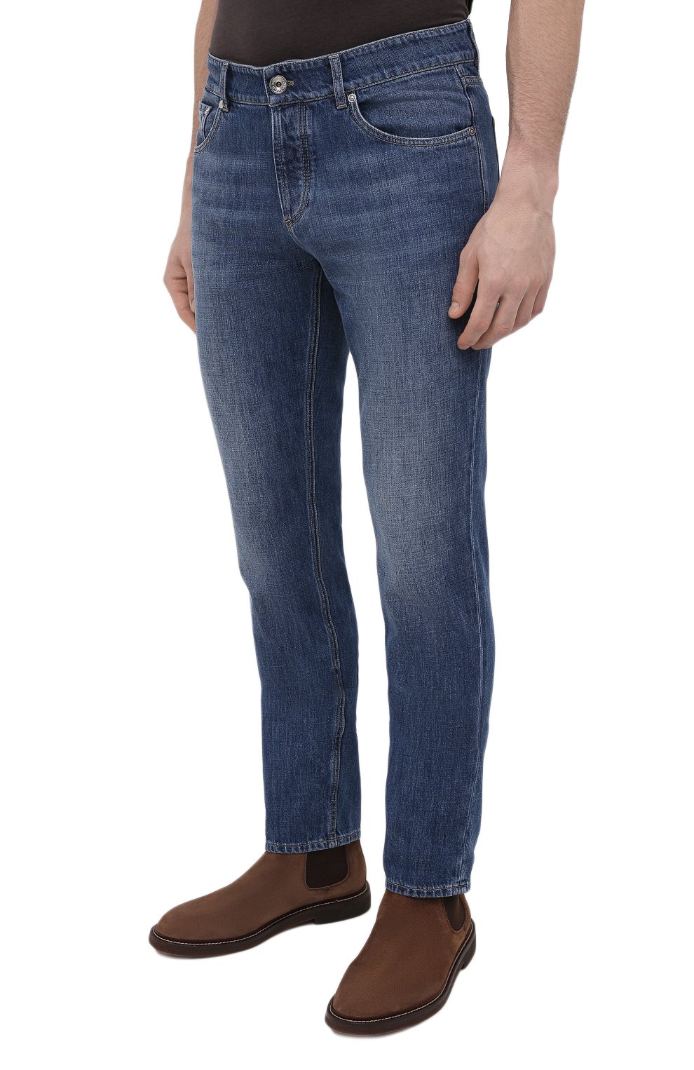 Джинсы traditional fit BRUNELLO CUCINELLI, арт. M0Z37B2210, фото 3
