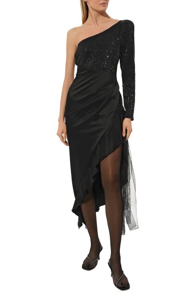 Платье ULYANA SERGEENKO черного цвета по цене 750000 руб., арт. ABM005LA19C 0100дк19, фото 3 Платье ULYANA SERGEENKO, арт. ABM005LA19C 0100дк19, фото 3