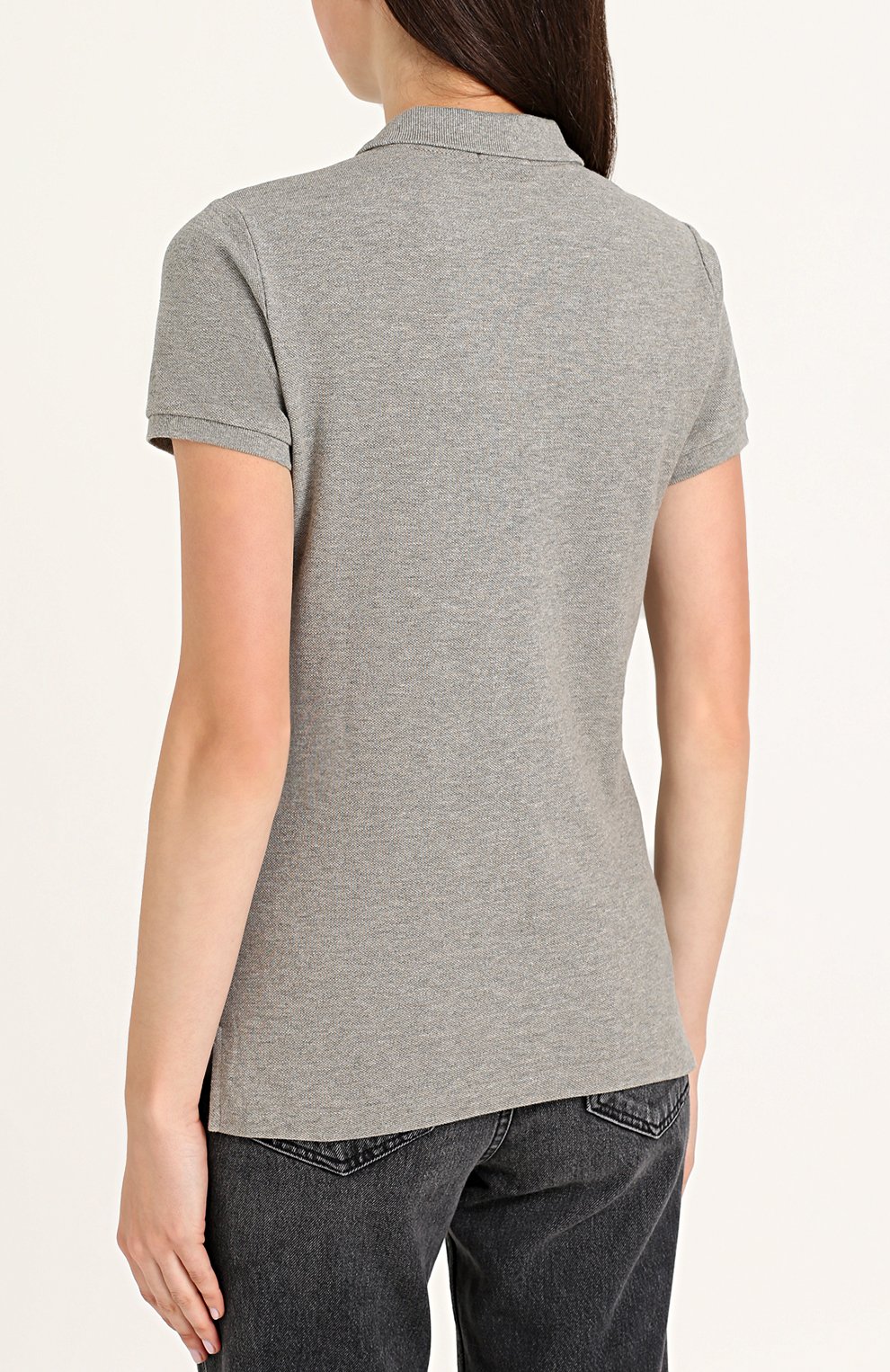 Хлопковое поло с вышитым логотипом бренда POLO RALPH LAUREN, арт. 211505656, фото 4