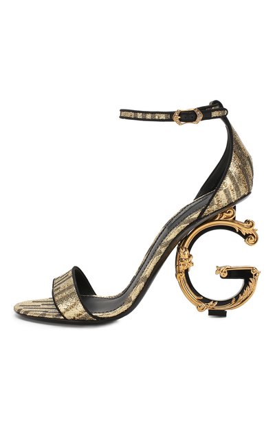 Текстильные босоножки keira DOLCE & GABBANA, арт. CR0739/AJ707, фото 3