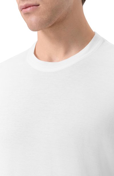 Футболка из лиоцелла и хлопка CAPOBIANCO, арт. 20M660.TM00._002, фото 5