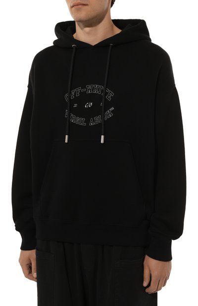 Хлопковое худи OFF-WHITE, арт. 0MBB085F24FLE00S, фото 3