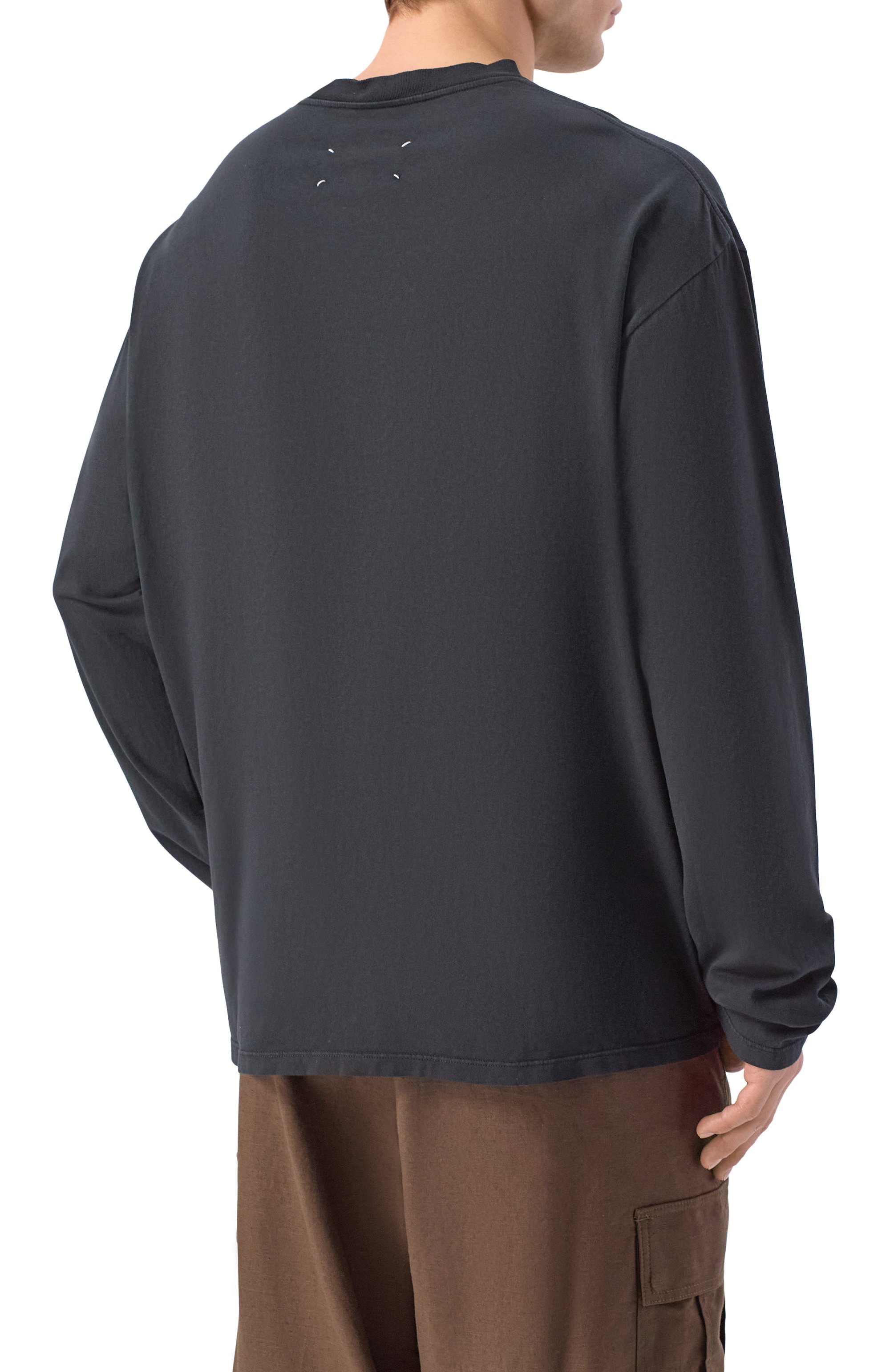 Хлопковый лонгслив MAISON MARGIELA, арт. S67GC0049/S24575, фото 4