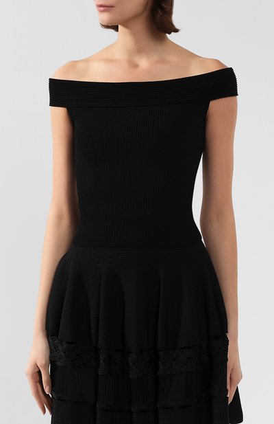 Топ из вискозы ALEXANDER MCQUEEN, арт. 610726/Q1AMA, фото 3