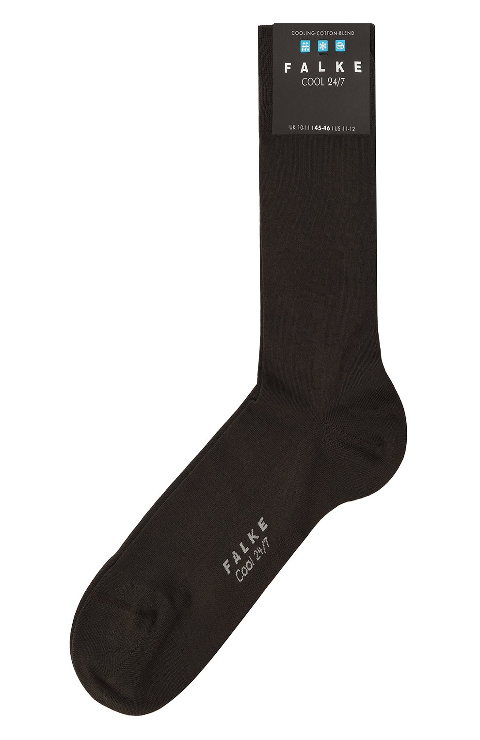 Хлопковые носки FALKE темно-коричневого цвета по цене 2410 руб., арт. 13297, фото 1 Хлопковые носки FALKE, арт. 13297, фото 1