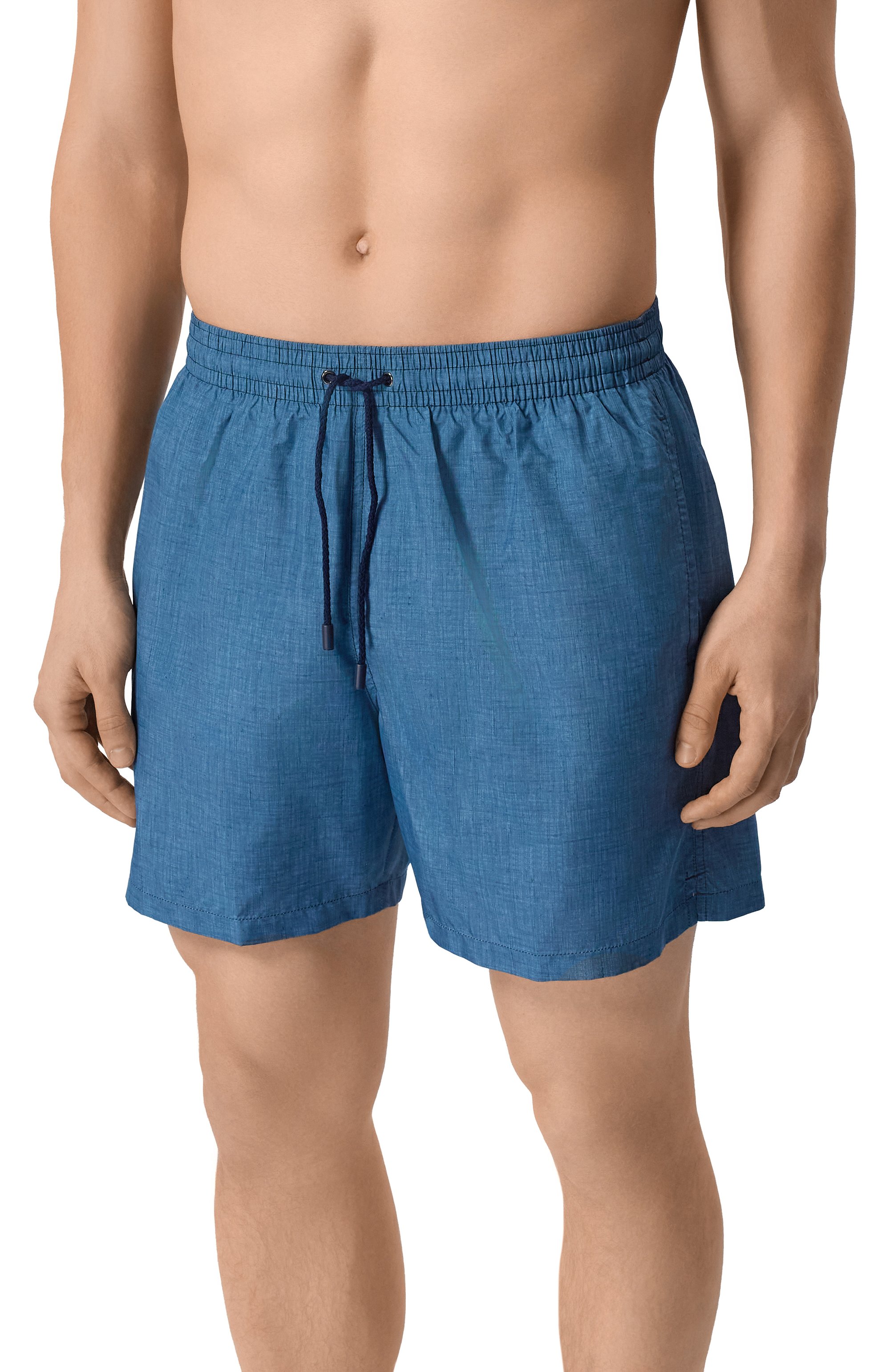 Плавки-шорты CANALI синего цвета по цене 35950 руб., арт. 93024/UA00099, фото 2 Плавки-шорты CANALI, арт. 93024/UA00099, фото 2