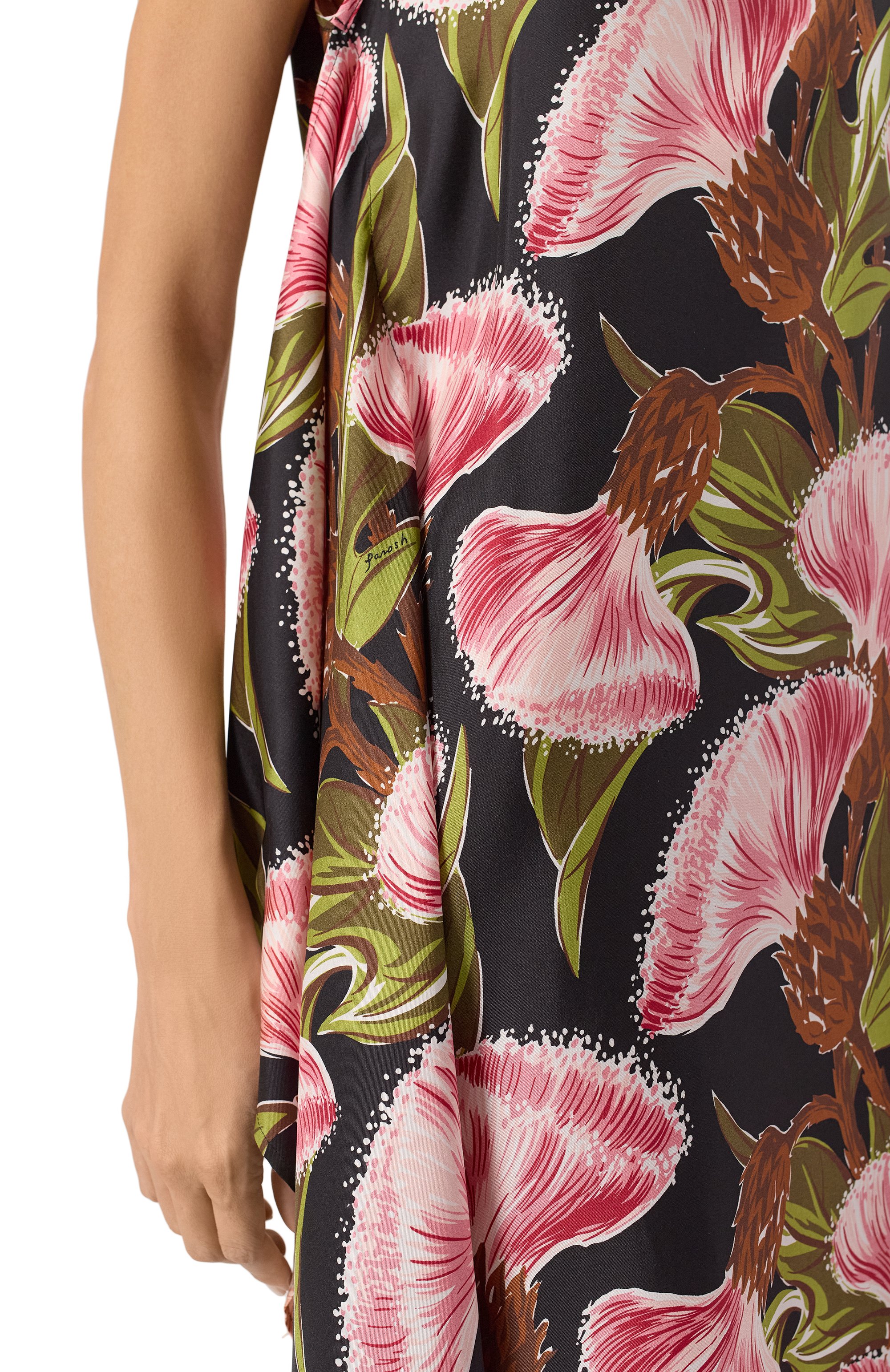 Шелковое платье P.A.R.O.S.H., арт. D723244, фото 5
