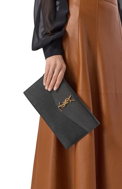 Женские кожаный футляр для документов SAINT LAURENT, арт. 565739/1GF0J