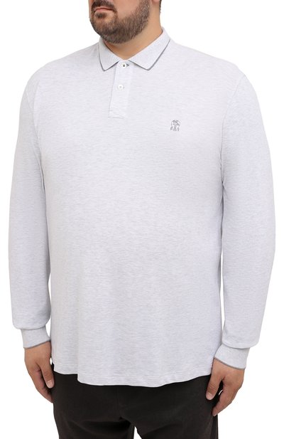 Хлопковое поло BRUNELLO CUCINELLI, арт. M0T739769W, фото 3