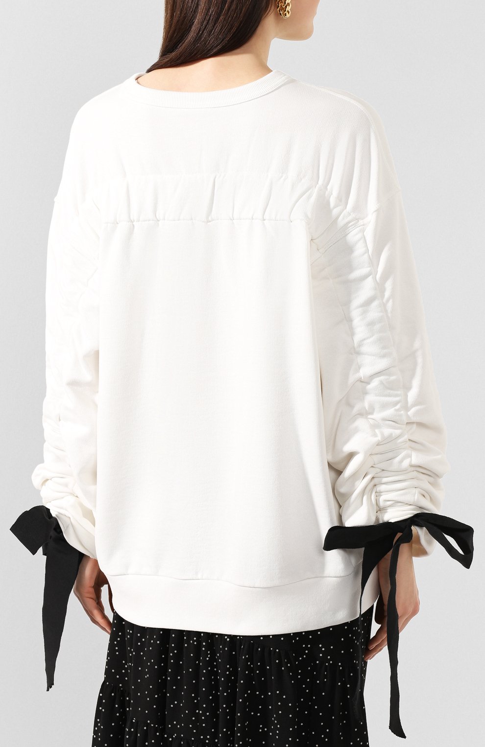 Хлопковый свитшот DRIES VAN NOTEN, арт. 201-11143-9633, фото 4