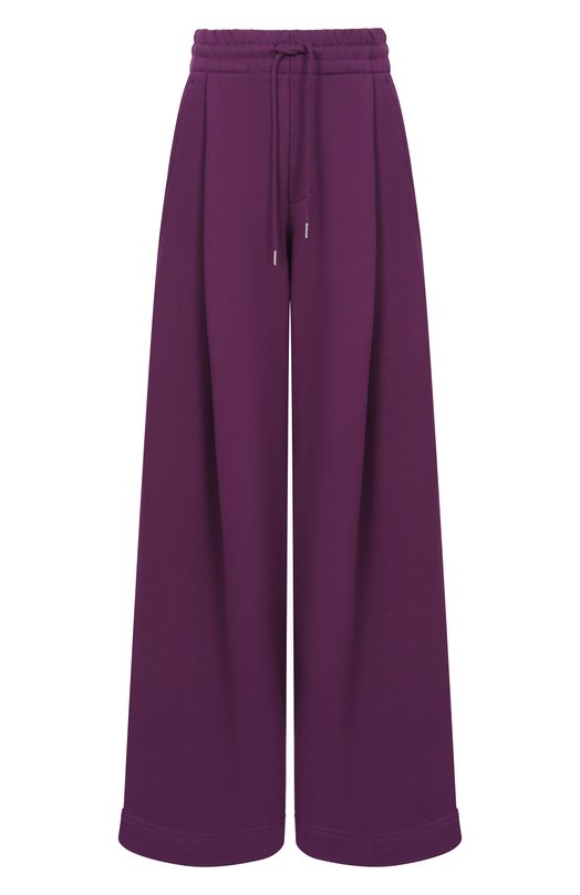Хлопковые брюки Dries Van Noten 131111/3611 Фиолетовый 131111/3611