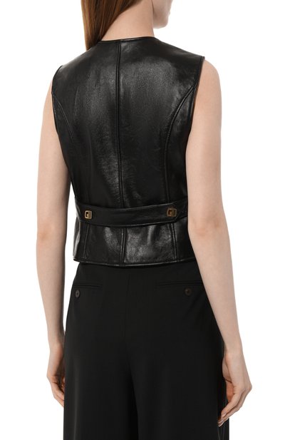 Кожаный жилет GUCCI, арт. 609817 XNAIX, фото 4