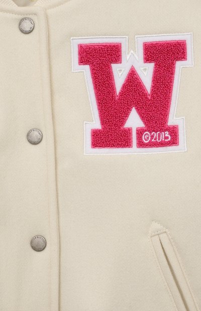 Шерстяной бомбер OFF-WHITE, арт. 0GEH001F23FAB001, фото 3