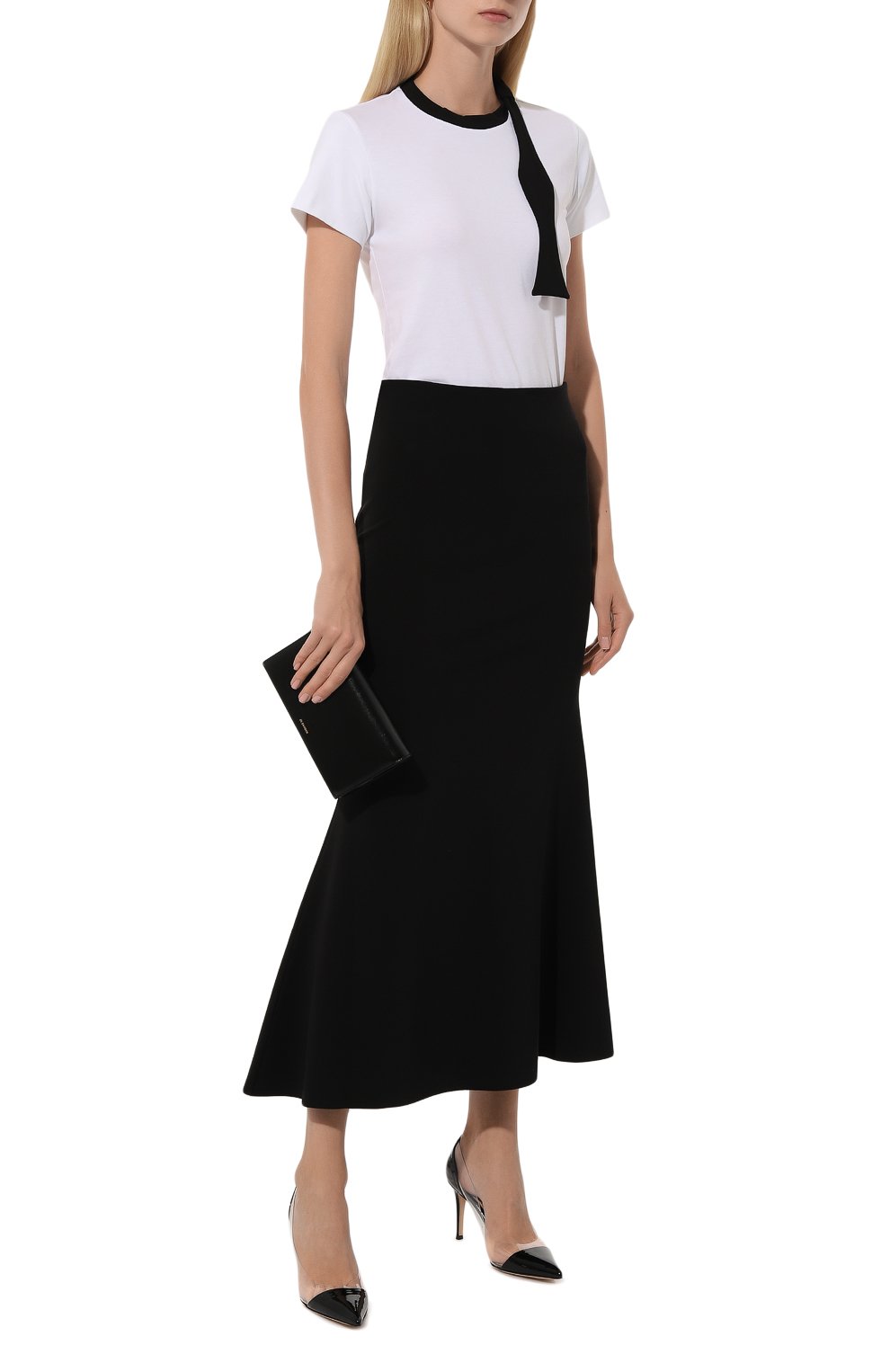 Комбинированные туфли plexi 85 GIANVITO ROSSI, арт. G20938.85RIC.VGLNETR, фото 2