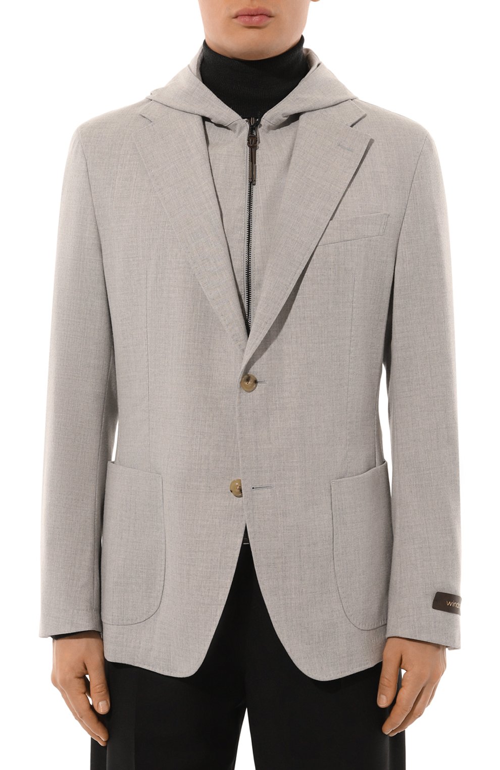 Пиджак из шерсти и вискозы WINDSOR, арт. 13 GIL0, фото 4