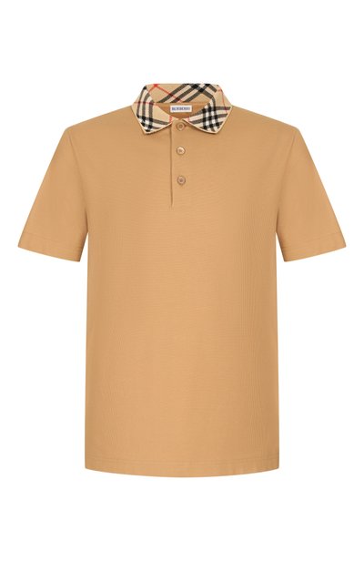 Мужская хлопковое поло BURBERRY, арт. 8126964