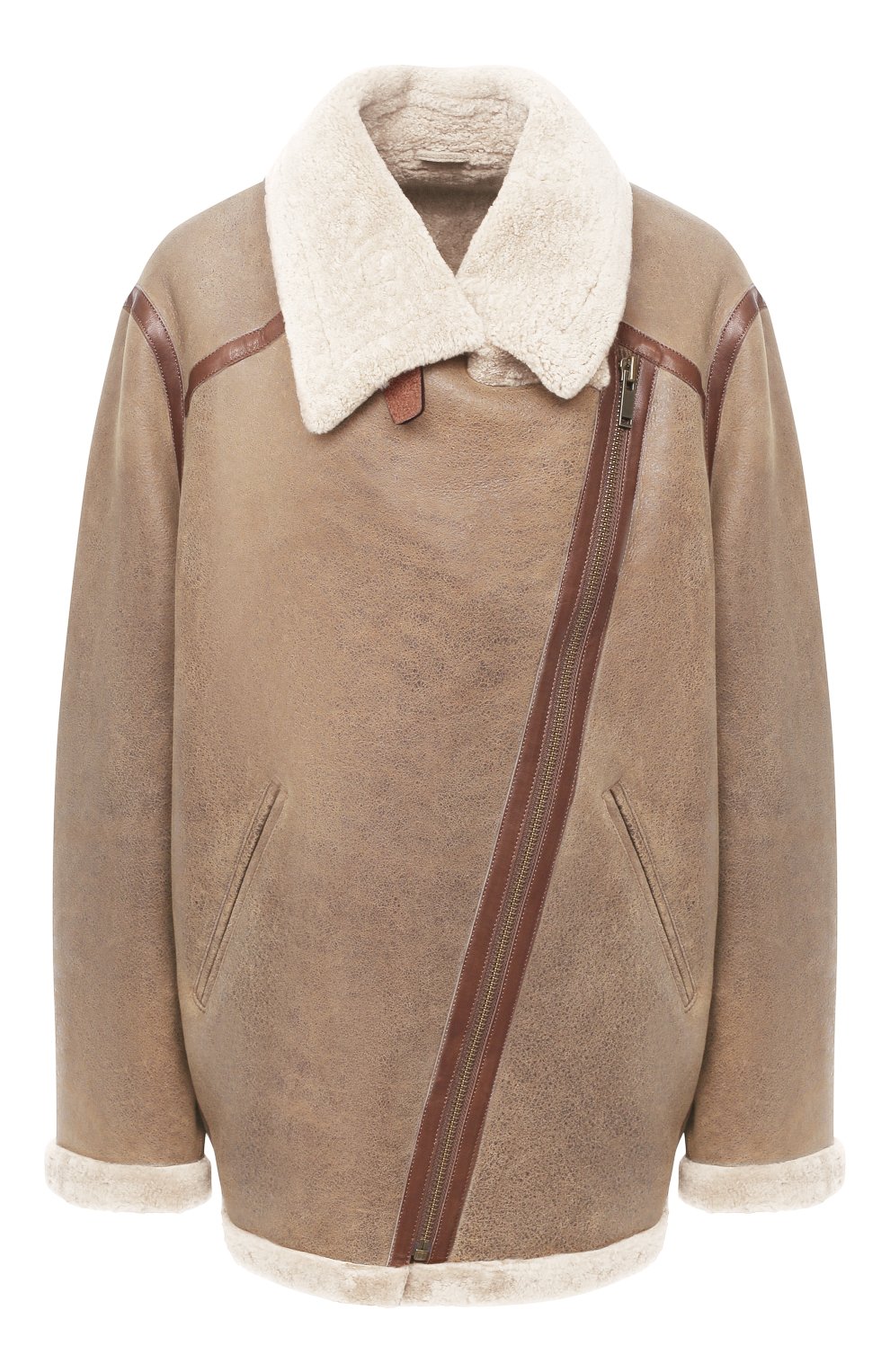 Дубленка ISABEL MARANT ETOILE бежевого цвета по цене 216500 руб., арт. MA0838-20A013E/AZARE, фото 1 Дубленка ISABEL MARANT ETOILE, арт. MA0838-20A013E/AZARE, фото 1