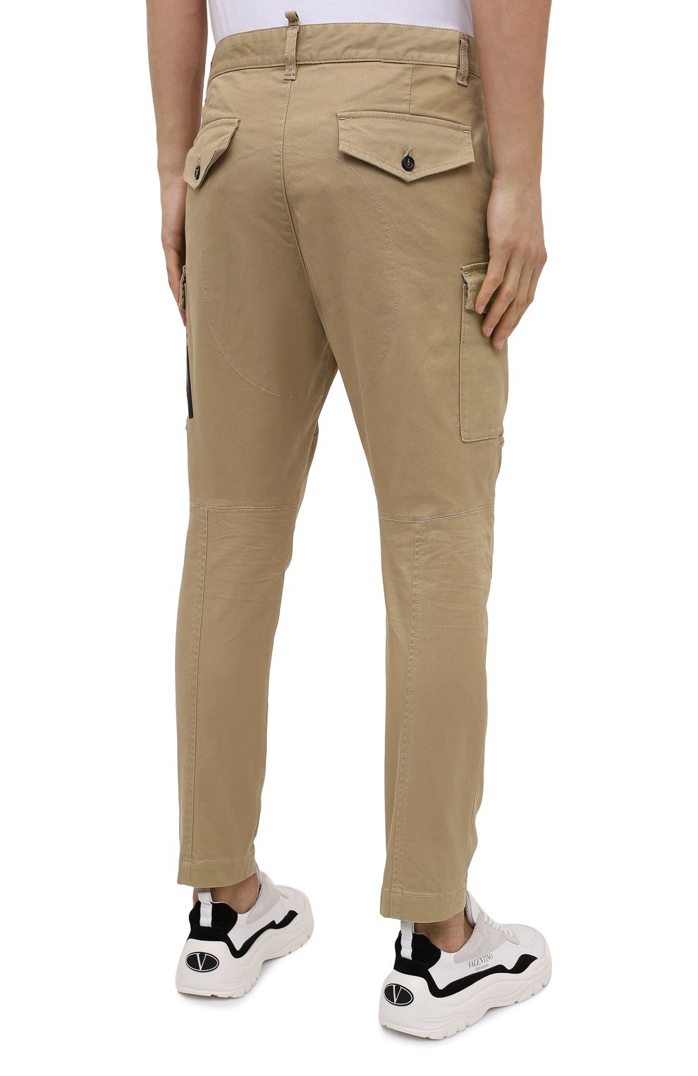 Хлопковые брюки-карго DSQUARED2, арт. S79KA0003/S39021, фото 5
