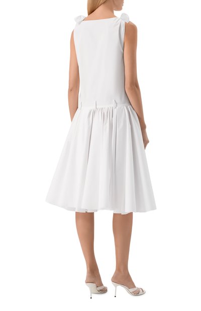 Хлопковое платье N21 белого цвета по цене 106500 руб., арт. H081/0187, фото 3 Хлопковое платье N21, арт. H081/0187, фото 3