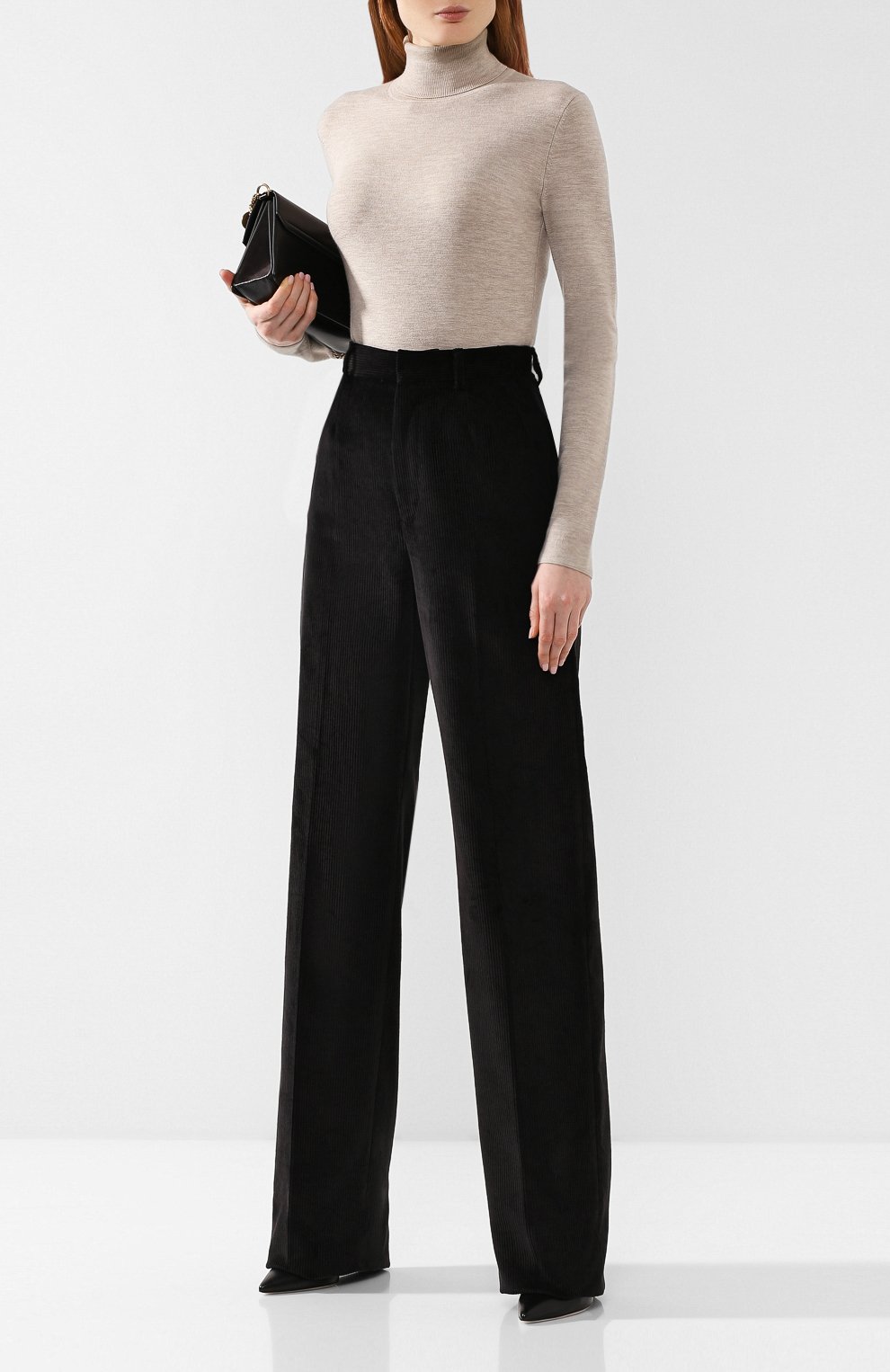 Вельветовые брюки DSQUARED2 черного цвета по цене 59750 руб., арт. S75KA0993/S49356, фото 2 Вельветовые брюки DSQUARED2, арт. S75KA0993/S49356, фото 2