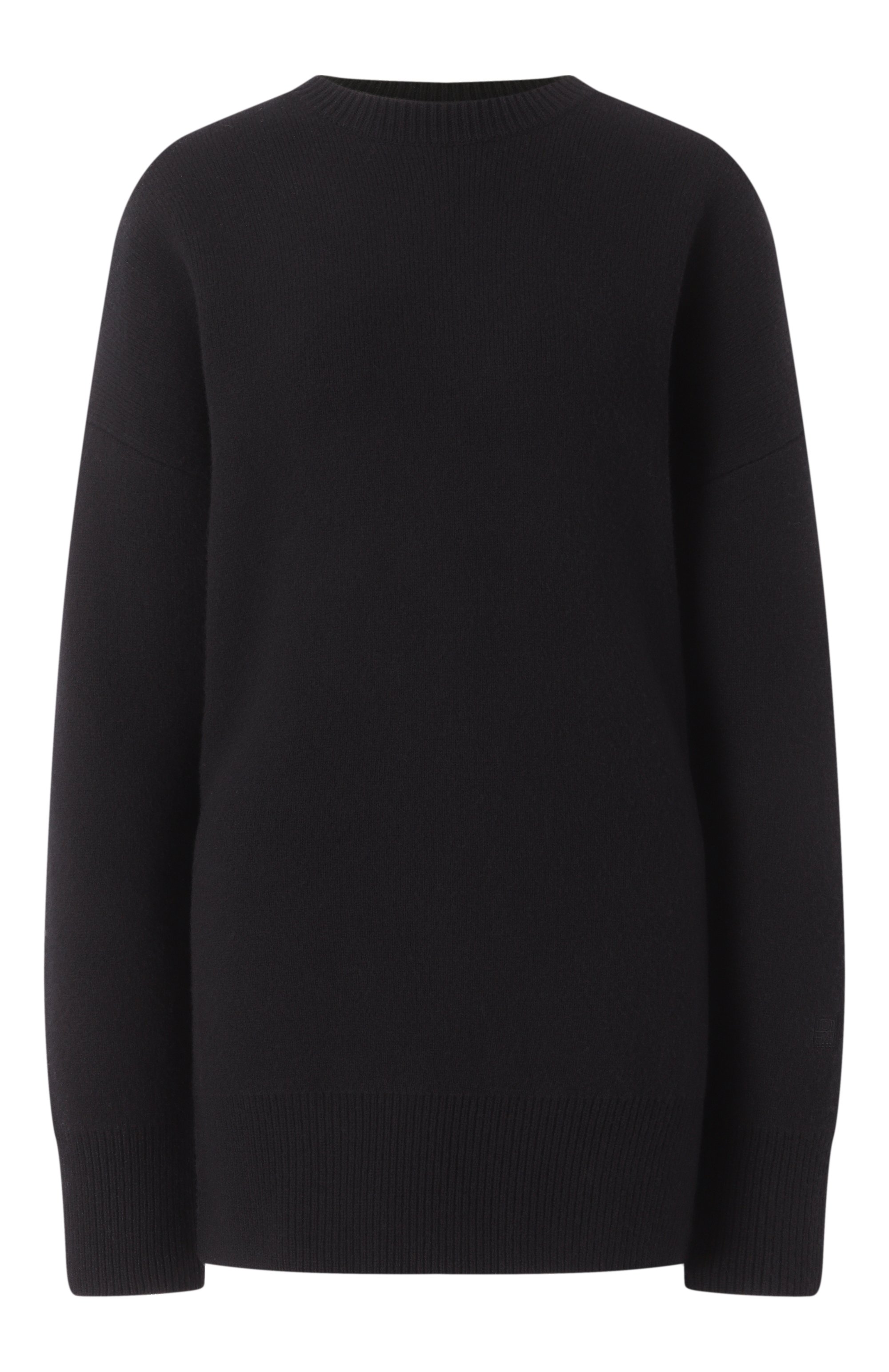 Свитер из шерсти и кашемира TOTEME черного цвета по цене 79950 руб., арт. 251-WRT4626-YA0132, фото 1 Свитер из шерсти и кашемира TOTEME, арт. 251-WRT4626-YA0132, фото 1