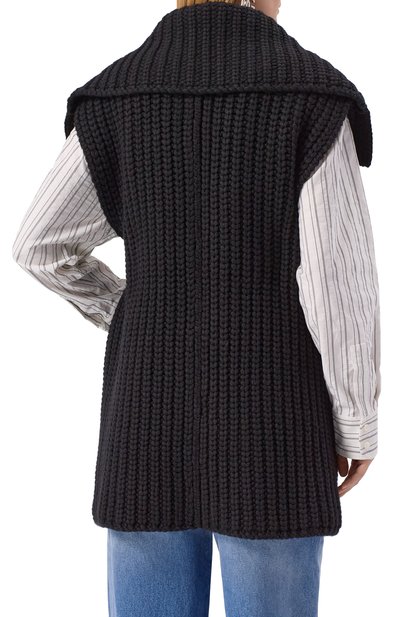 Жилет из шерсти и кашемира DOLCE & GABBANA, арт. FXVCKT/JBME2, фото 4