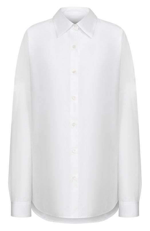 Хлопковая рубашка Dries Van Noten 130700/3314 Белый 130700/3314