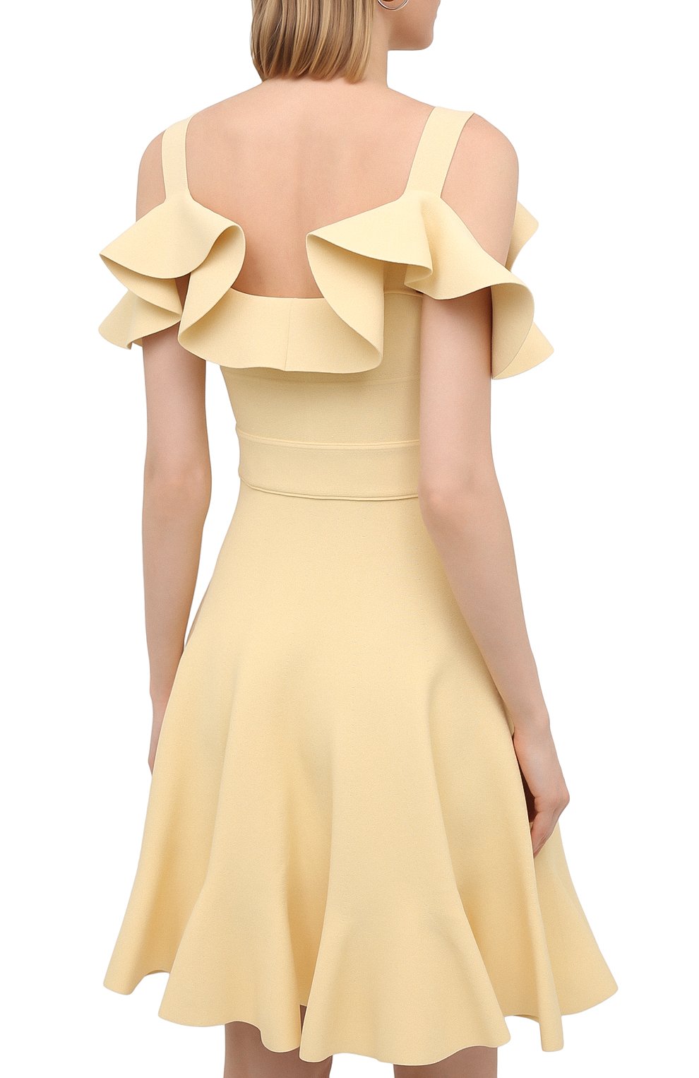 Платье из вискозы ALEXANDER MCQUEEN, арт. 659362/Q1ATV, фото 4