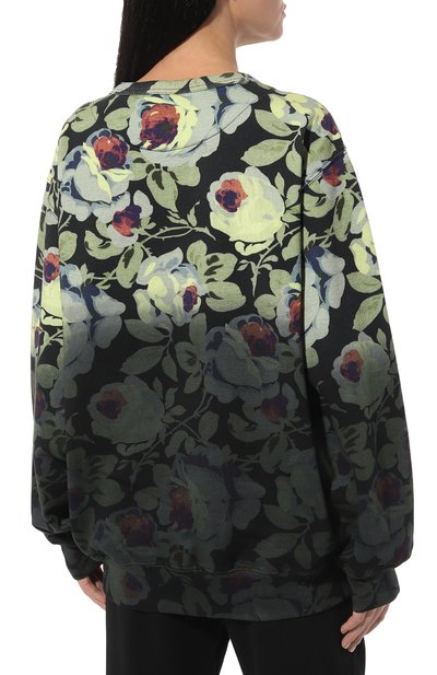 Хлопковый свитшот DRIES VAN NOTEN разноцветного цвета по цене 57850 руб., арт. 232-011127-7643, фото 4 Хлопковый свитшот DRIES VAN NOTEN, арт. 232-011127-7643, фото 4