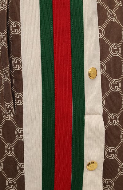 Брюки GUCCI коричневого цвета по цене 142500 руб., арт. 671496/XJD1G, фото 5 Брюки GUCCI, арт. 671496/XJD1G, фото 5
