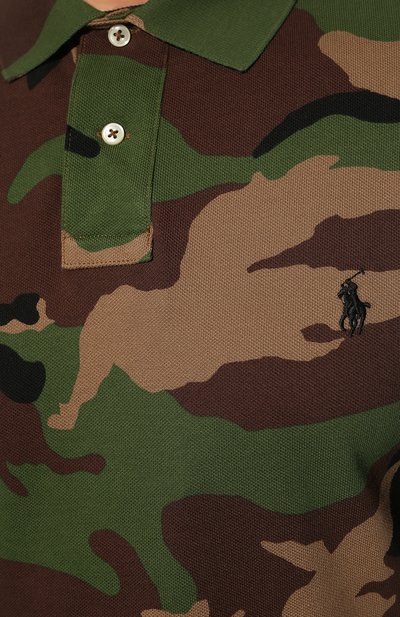 Хлопковое поло POLO RALPH LAUREN, арт. 710812350, фото 5