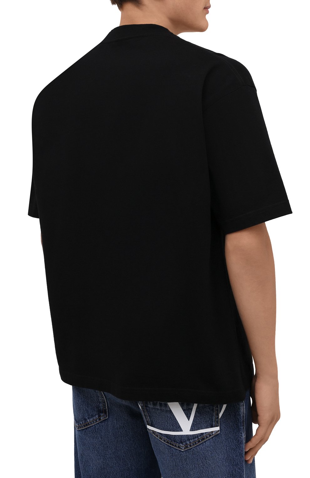 Хлопковая футболка BALENCIAGA, арт. 612966/TLV59, фото 4