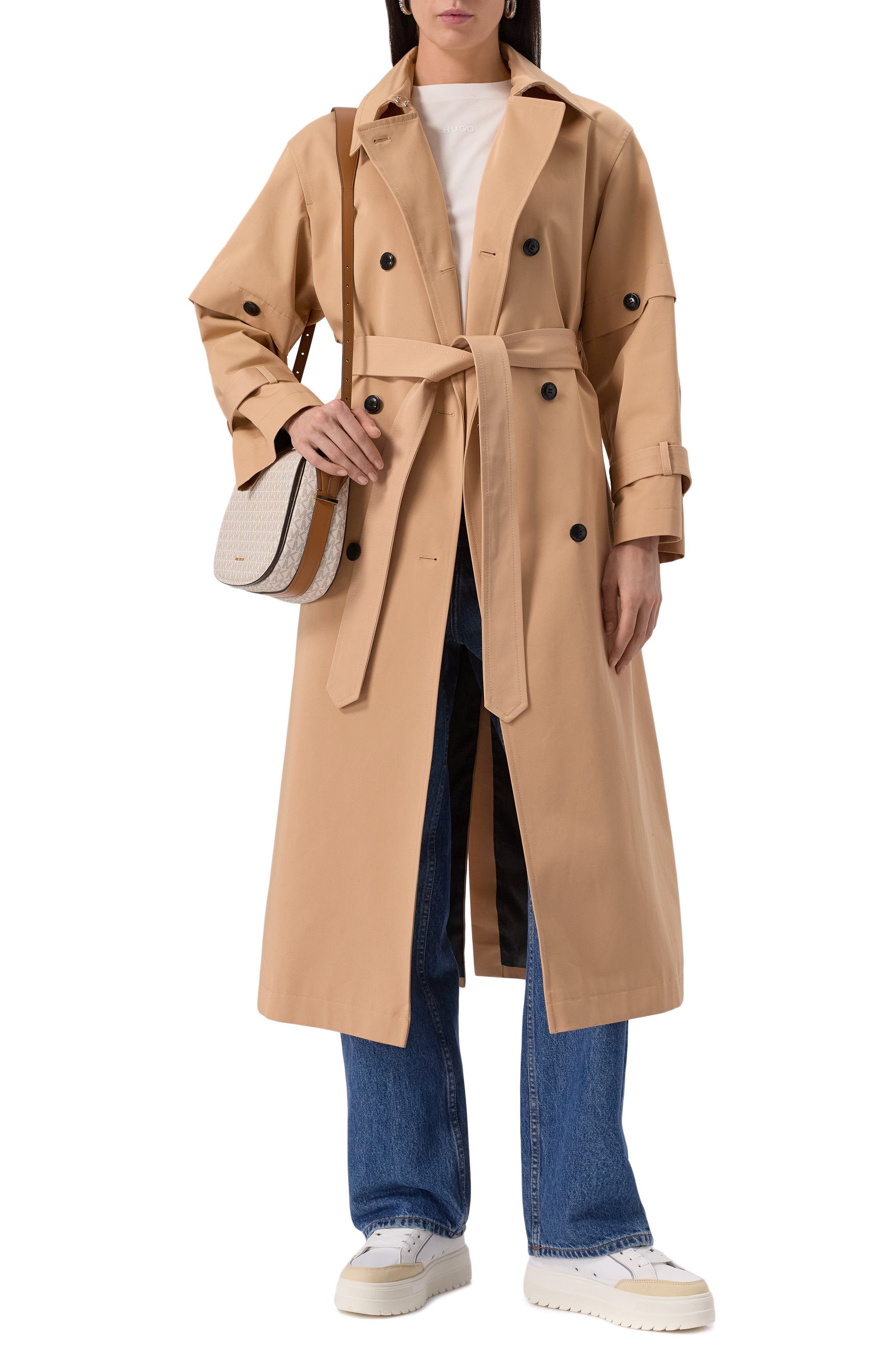 Хлопковый тренч HUGO, арт. 50529938, фото 2