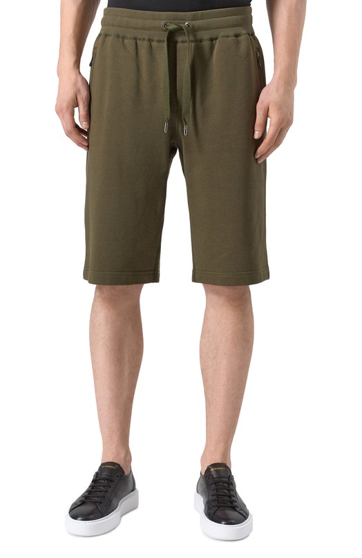 Хлопковые шорты Dolce & Gabbana GVB7HT/G7F2G Хаки  GVB7HT/G7F2G Фото 3