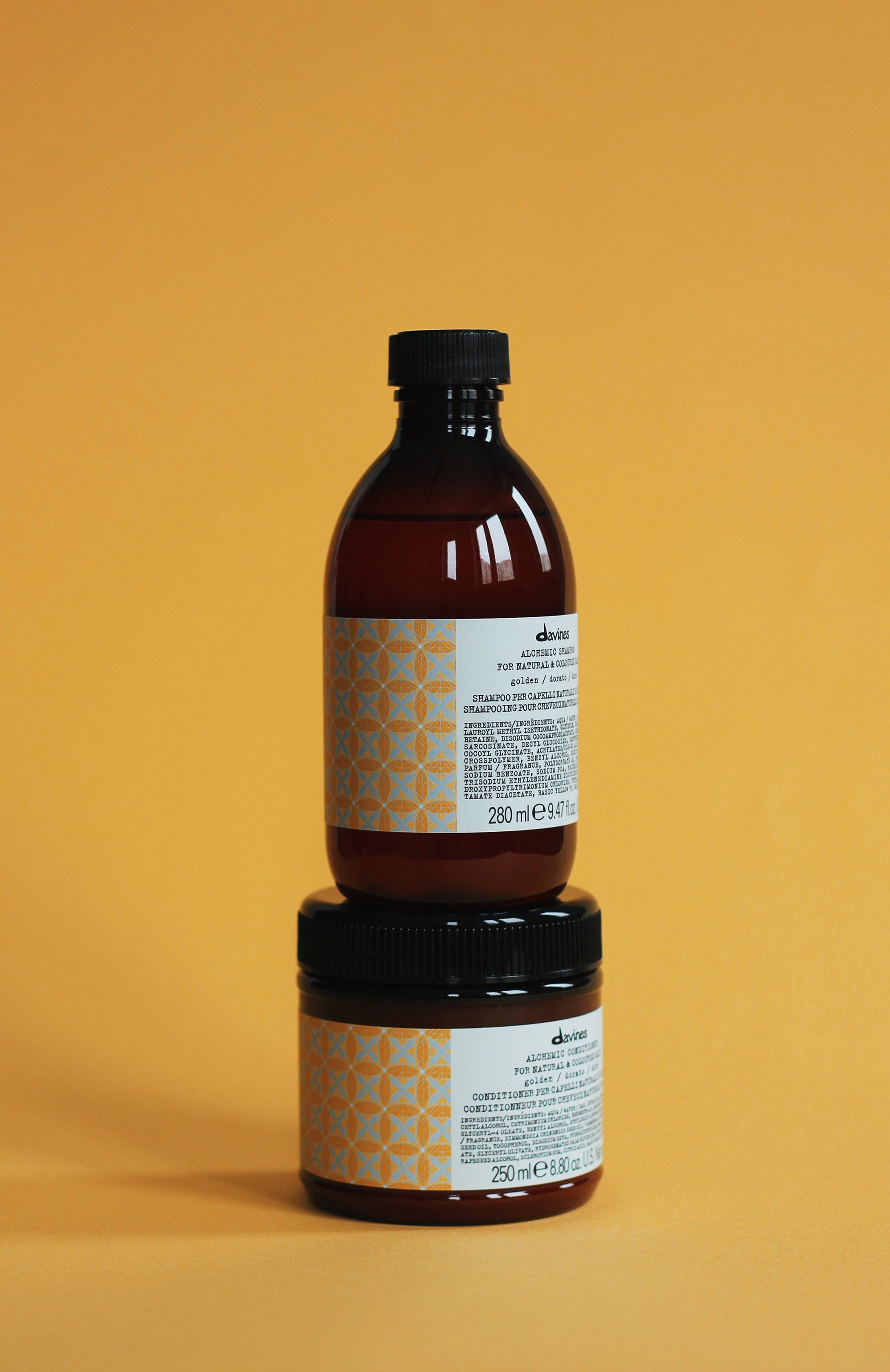 Кондиционер для натуральных и окрашенных волос alchemic, золотой (250ml) DAVINES, арт. 67219, фото 3