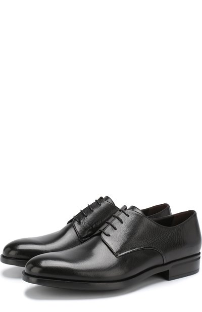 Кожаные дерби на шнуровке MORESCHI, арт. Z90042362P0000, фото 1