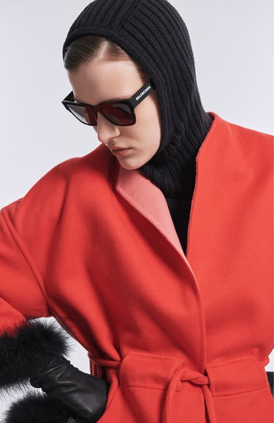 Солнцезащитные очки BALENCIAGA черного цвета по цене 38900 руб., арт. BB0307SA 001, фото 5 Солнцезащитные очки BALENCIAGA, арт. BB0307SA 001, фото 5