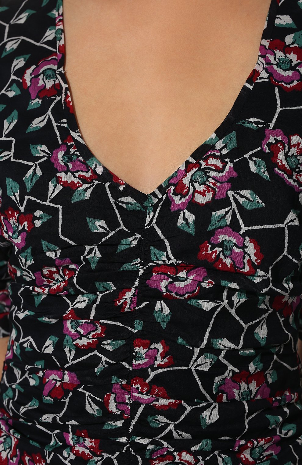 Хлопковое платье ISABEL MARANT ETOILE, арт. R02102-22P032E/SIRENY, фото 5