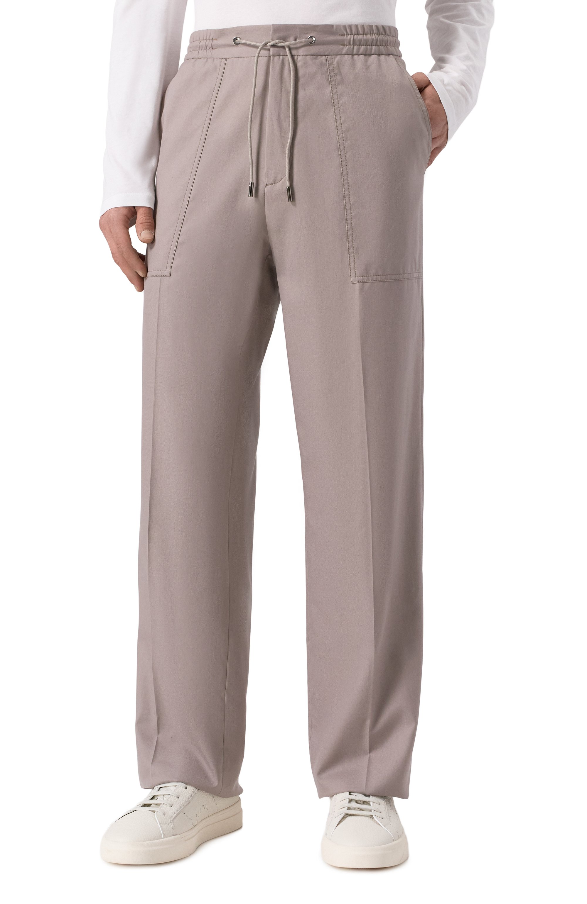 Брюки из хлопка и шелка MVST, арт. 25E/X1P/0/B041/0207, фото 3