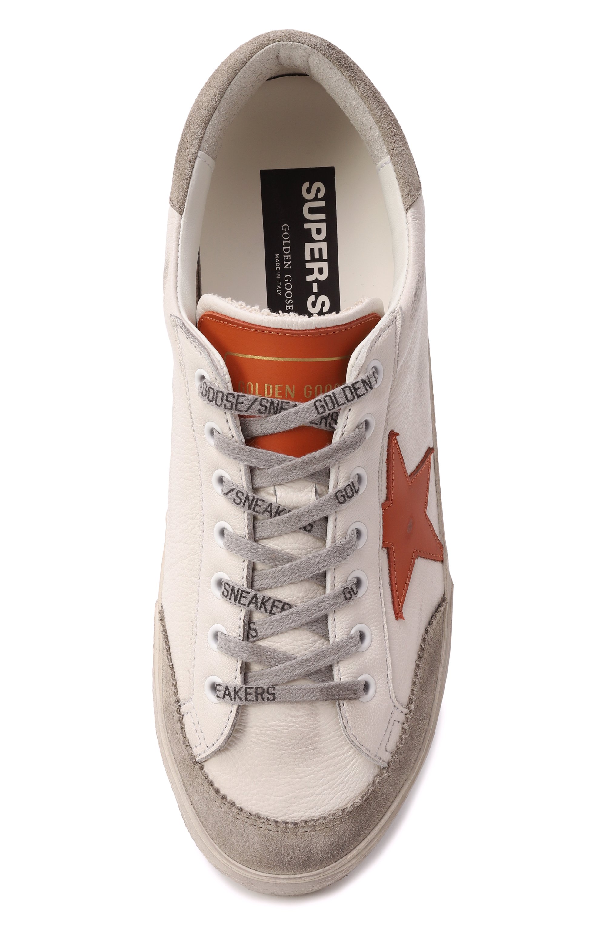 Кожаные кеды super star GOLDEN GOOSE DELUXE BRAND, арт. GMF00825.F006840, фото 6