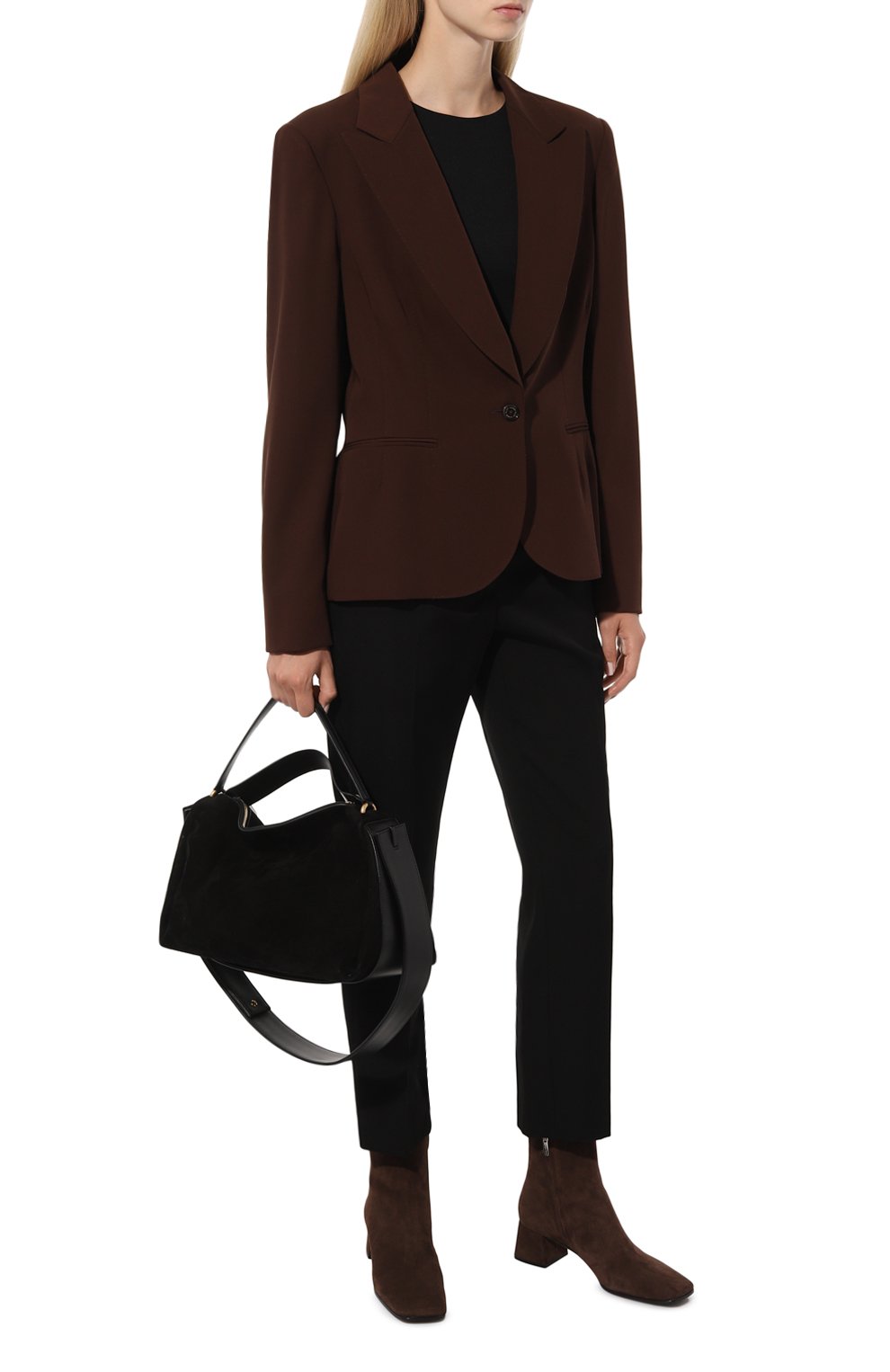 Замшевые ботильоны sr alicia 45 SERGIO ROSSI, арт. A91220-MCAZ01, фото 2