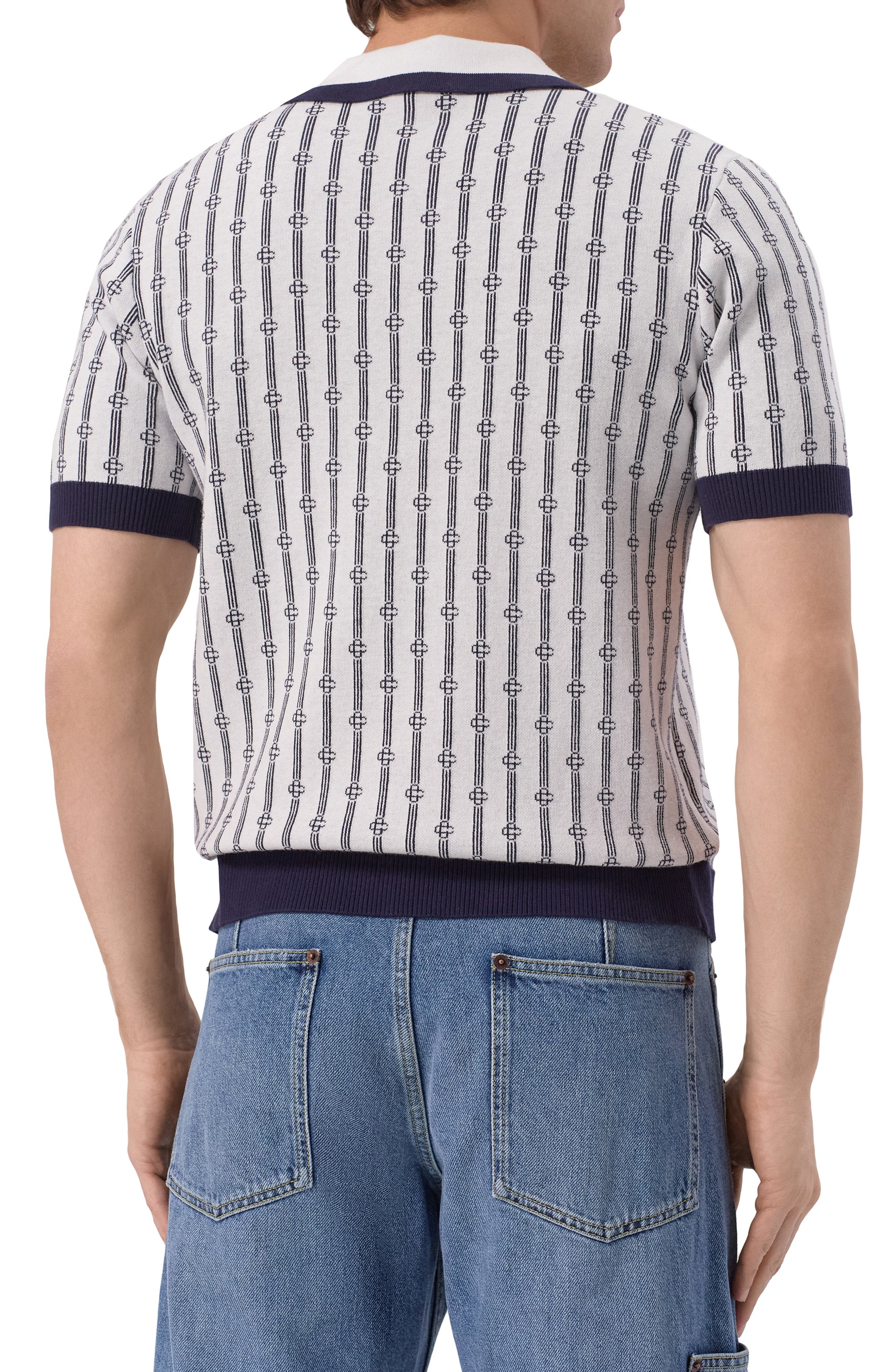 Хлопковое поло CASABLANCA, арт. MS25KW89501, фото 4