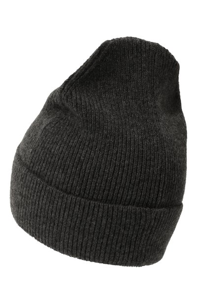 Кашемировая шапка amsterdam CANOE темно-серого цвета по цене 25690 руб., арт. 4912111, фото 3 Кашемировая шапка amsterdam CANOE, арт. 4912111, фото 3